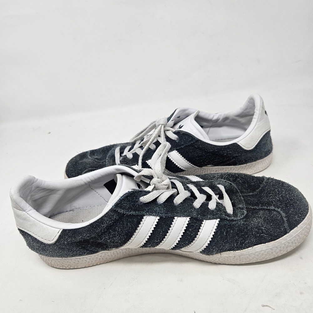 Adidas Gazelle Dark Grey White Suede Sneakers Mens 7 - Picture 4 of 7